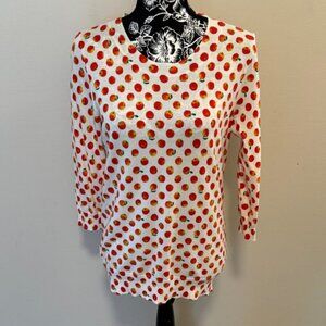 J. Crew factory orange sweater